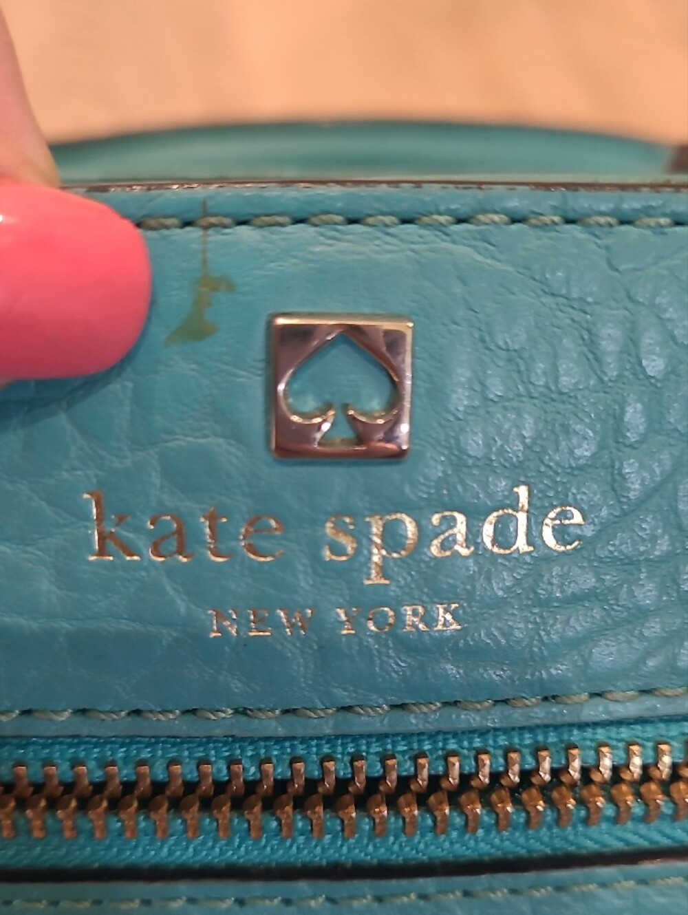kate spade Perri Lane Romy Bag- Freemont Turquoise- laser-cut front - Picture 6 of 7